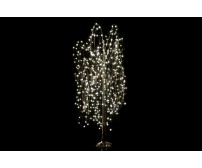 Albero luminoso Natural 180 cm 360 led bianco caldo